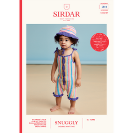 Deckchair Playsuit in Sirdar Snuggly Dk - Digital Version 5503