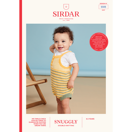 Sandcastle Romper in Sirdar Snuggly Dk