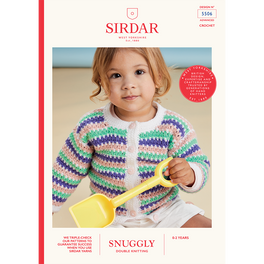 Seaside Ripples Cardigan in Sirdar Snuggly Dk - Digital Version 5506