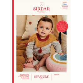 Tiny Tassled Sweater in Sirdar Snuggly 4ply - Digital Version 5511