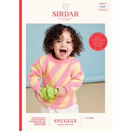 Beach Hut Stripe Sweater in Sirdar Snuggly Dk - Digital Version 5525