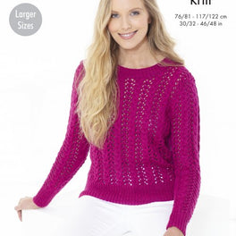 Sweater and Cardigans in King Cole Cottonsoft Dk - Digital Version 5635