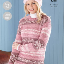 Sweater and Tunic in King Cole Fjord Dk