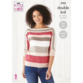 Sweater and Top in King Cole Harvest Dk