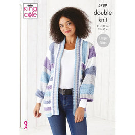 Sweater and Jacket in King Cole Harvest Dk