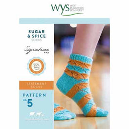 Sugar & Spice Socks in West Yorkshire Spinners Signature 4ply