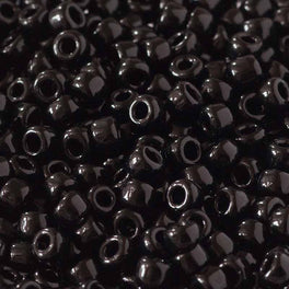 Debbie Abrahams Black Seed Bead 748 - Size 8