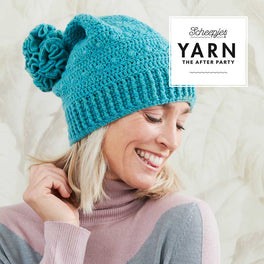 Yarn The After Party Hyperbolic Puff Beanie in Scheepjes Metropolis