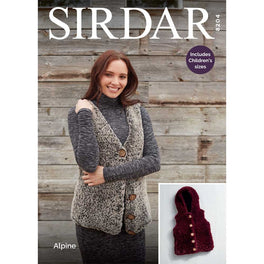 Gilets in Sirdar Alpine - Digital Version
