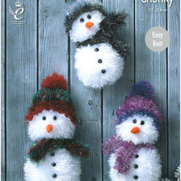 Snowmen in King Cole Tinsel Chunky
