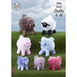 Tinsel Sheep in King Cole Tinsel Chunky