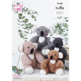Koalas Knitted in King Cole Truffle