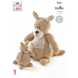Kangaroo & Joey Knitted in King Cole Truffle