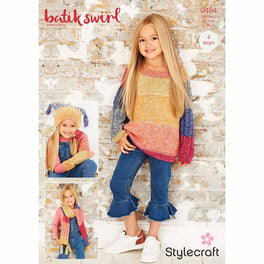 Jumper and Accessories in Stylecraft Batik Swirl DK