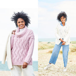 Sweater and Cardigan in Stylecraft Softie Chunky