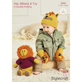 Hat, Mittens & Toy in Stylecraft Dk