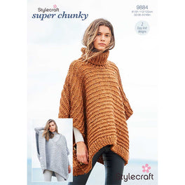 Ponchos in Stylecraft Special XL & Special XL Tweed - Digital Version 9884