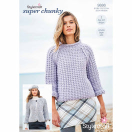 Sweater and Cardigan in Stylecraft Special XL and Special XL Tweed