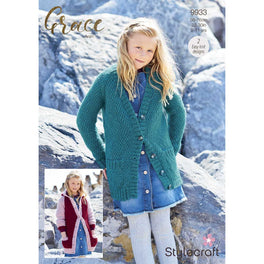 Jackets in Stylecraft Grace Aran