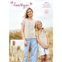 Sweater and Tank Top in Stylecraft Love You Aran - Digital Version 9973