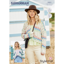 Cardigans in Stylecraft Savannah Aran
