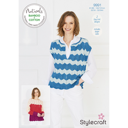 Sweater & Top in Stylecraft Naturals Bamboo+ Cotton DK
