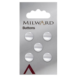 Milward Carded Buttons: 11mm - Pack of 5 - 00025