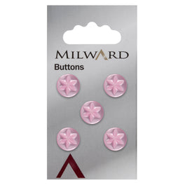 Milward Carded Buttons: 11mm - Pack of 5 - 00095.