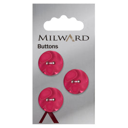 Milward Carded Buttons: 17mm - Pack of 3 - 00106B
