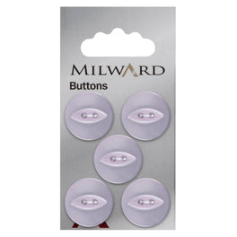 Milward Carded Buttons: 19mm - Pack of 5 - 00128