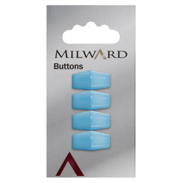 Milward Carded Buttons: 19mm - Pack of 4 - 00157A.