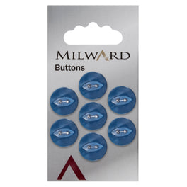 Milward Carded Buttons: 13mm - Pack of 7 - 00164