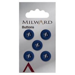 Milward Carded Buttons: 12mm - Pack of 5 - 00174A