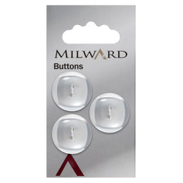 Milward Carded Buttons: 21mm - Pack of 3 - 00294