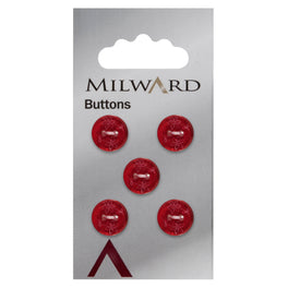 Milward Carded Buttons: 12mm - Pack of 5 - 00386