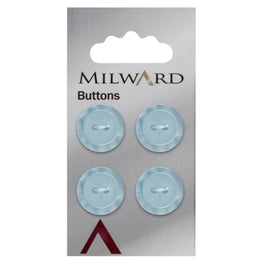 Milward Carded Buttons: 16mm - Pack of 4 - 00434