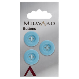 Milward Carded Buttons: 17mm - Pack of 3 - 00941A