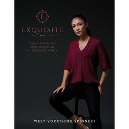 Julia All Over Lace Top/ Cardigan in West Yorkshire Spinners Exquisite 4ply - Digital Version DPWYS0009