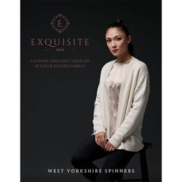 Vivienne Longline Cardigan in West Yorkshire Spinners Exquisite 4ply - Digital Version DPWYS0011