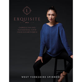 Gabrielle Fan and Feather Top in West Yorkshire Spinners Exquisite 4ply - Digital Version DPWYS0012
