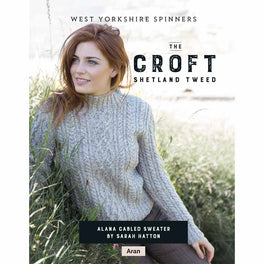 Alana Sweater in West Yorkshire Spinners The Croft Shetland Tweed Aran - Digital Version DPB0053