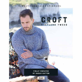 Finlay Sweater in West Yorkshire Spinners The Croft Shetland Tweed Aran - Digital Version DPB0060