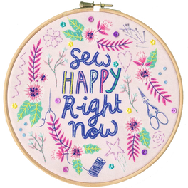 Sew Happy - Bothy Threads Embroidery Kit