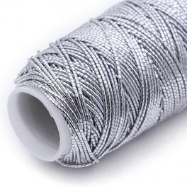 Hemline Shirring Elastic - 20m x 0.75mm Silver