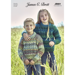 Sweater in James C Brett Marble Chunky