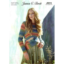 Sweater in James C Brett Shhh Dk