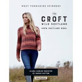 Alana Sweater in West Yorkshire Spinners The Croft Wild Shetland Aran - Digital Version  DPWYS0019