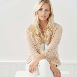 Minimal Cardigan in Rowan Cotton Glace - Digital Version
