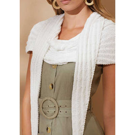 Summer White Shawl in Rowan Summerlite DK - Digital Version