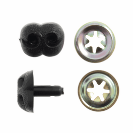 Toy Noses: Animal/Dog 18mm Black 4pack